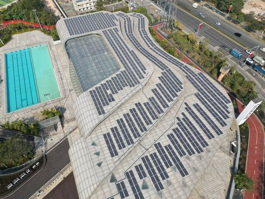 Ελαφρύς ήπιος ευέλικτος BIPV ηλιακός μονάδας ανοιχτού κυκλώματος τάση 53,03V για αρχιτεκτονική ή γεωργία