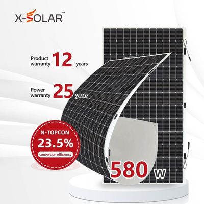 Βέλτιστη τάση λειτουργίας 44,19 V Glory Solar Motorhome 400W ημιευέλικτο φωτοβολταϊκό πάνελ για RV Marine Yacht Balcony PV Systems