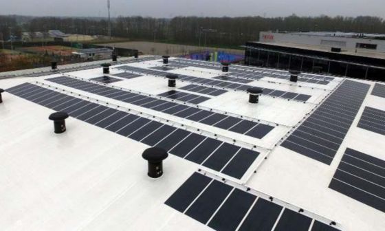 Ελαστικοί φωτοβολταϊκοί συλλέκτες BIPV 200W 480W 580W Ηλιακή φωτοβολταϊκή μονάδα κτιρίου Ακαθάριστο βάρος 9,100kg