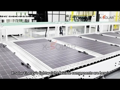 Γεωργικό υπόστεγο Ηλιακή ενέργεια οροφική μονάδα με βέλτιστο ρεύμα λειτουργίας 13.13A