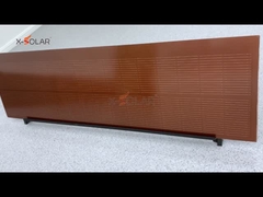 BIPV Ενσωματωμένα μονό ηλιακά πάνελ Κεραμίδια δαπέδου Ανανεώσιμα επίπεδα φωτοβολταϊκά ηλιακά πλακάκια 40W