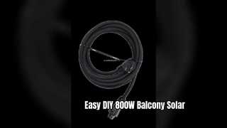 Easy 800W Balcony Solar Kit Ελαφριά εύκαμπτα πάνελ